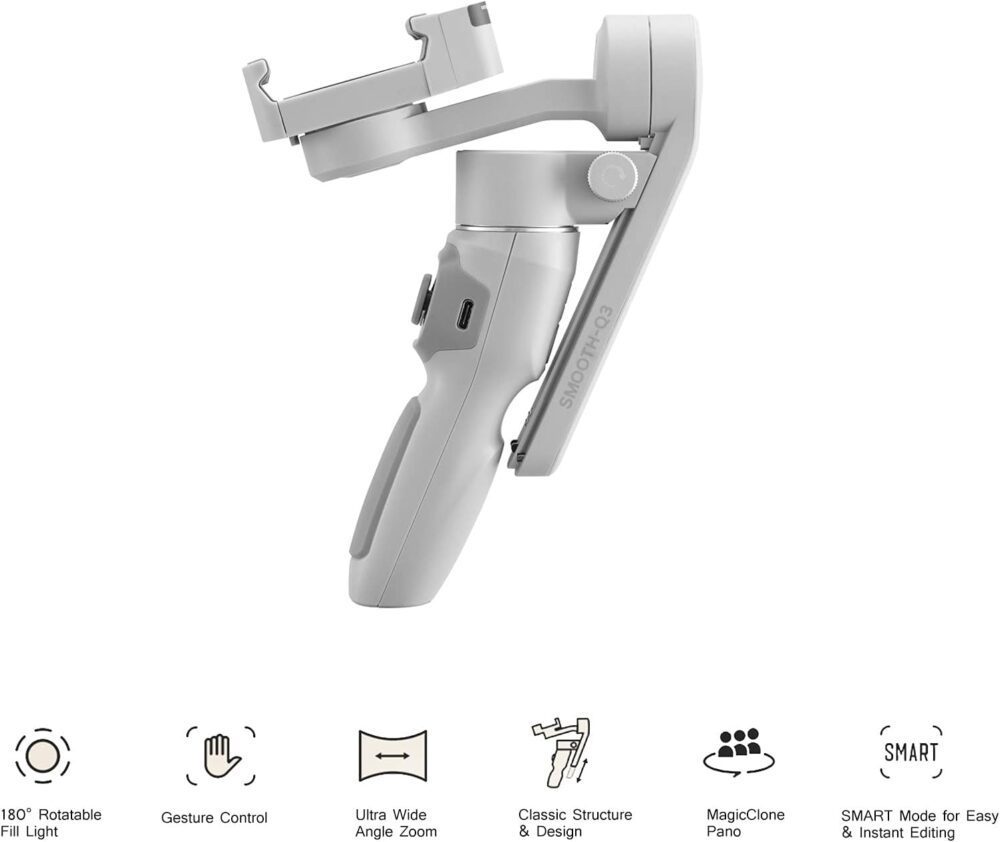 Zhiyun Smooth-Q3 Gimbal Stabilizer for Smartphone - Image 2