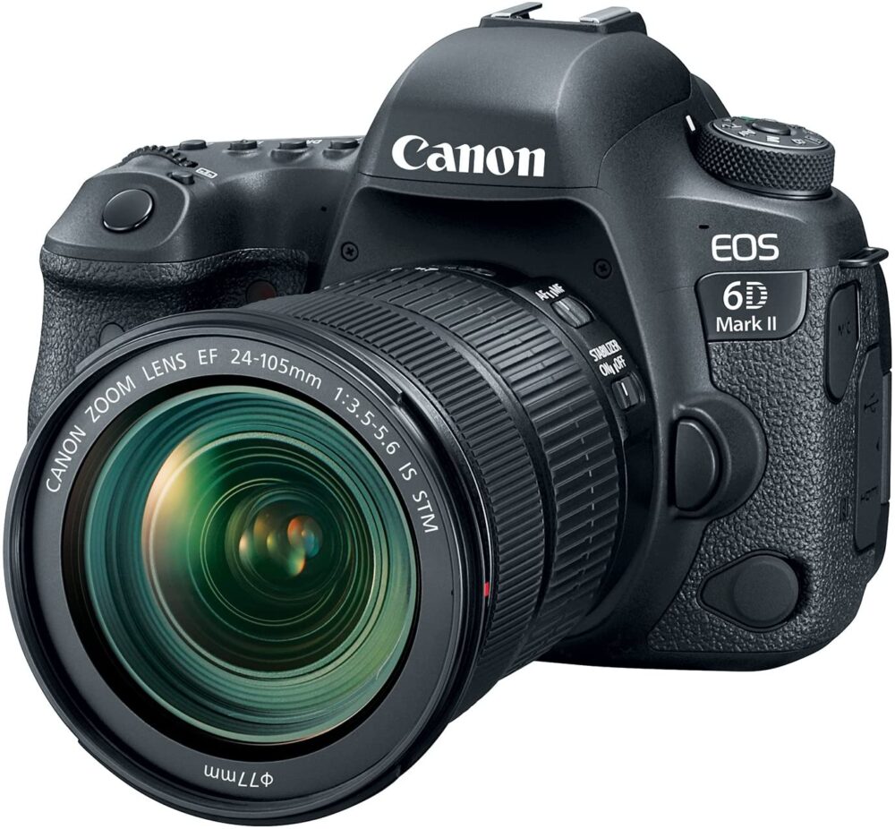 Canon EOS 6D Mark II with EF 24-105mm IS STM Lens - WiFi Enabled