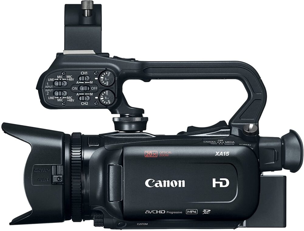 Canon XA15 Professional Camcorder, Black