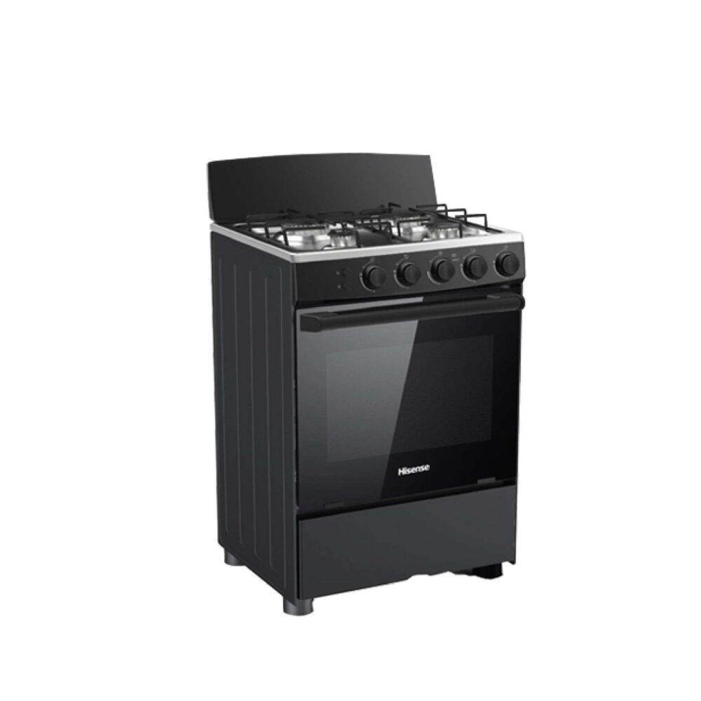 Hisense HFG60121B 60CM Free Stand Cooker – All Gas And Gas Oven