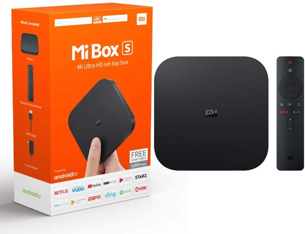 Xiaomi Mi Box S Google TV 8GB 4K HDR Wi-Fi