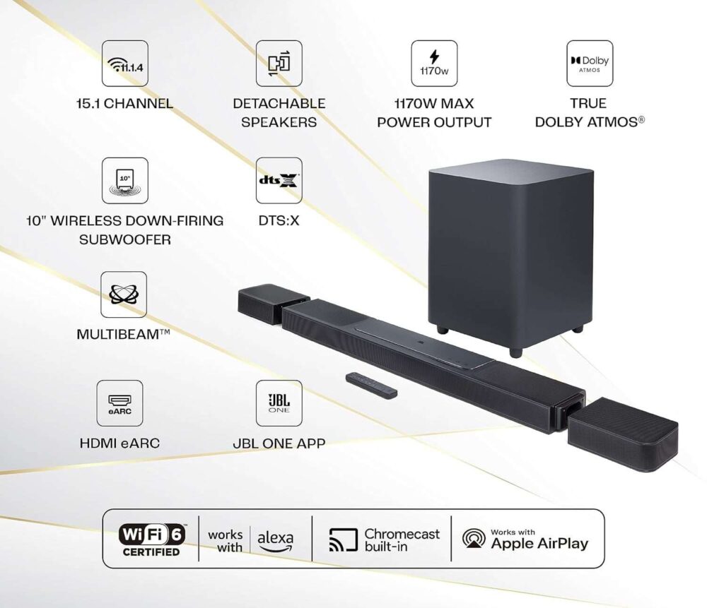 JBL Bar 1300 11.1.4 soundbar 1170W - Image 2