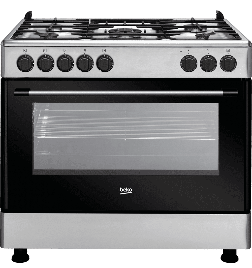 BEKO GE15120DX 5Gas 90x60cm Silver Electric Oven