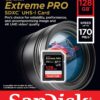 SanDisk 256GB Extreme PRO SDXC UHS-I Card - C10, U3, V30, 4K UHD, SD Card - SDSDXXY-256G-GN4IN 170mbps