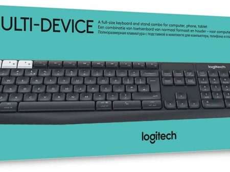 Logitech Bluetooth K375s Multi-Device Wireless Keyboard and Stand Combo