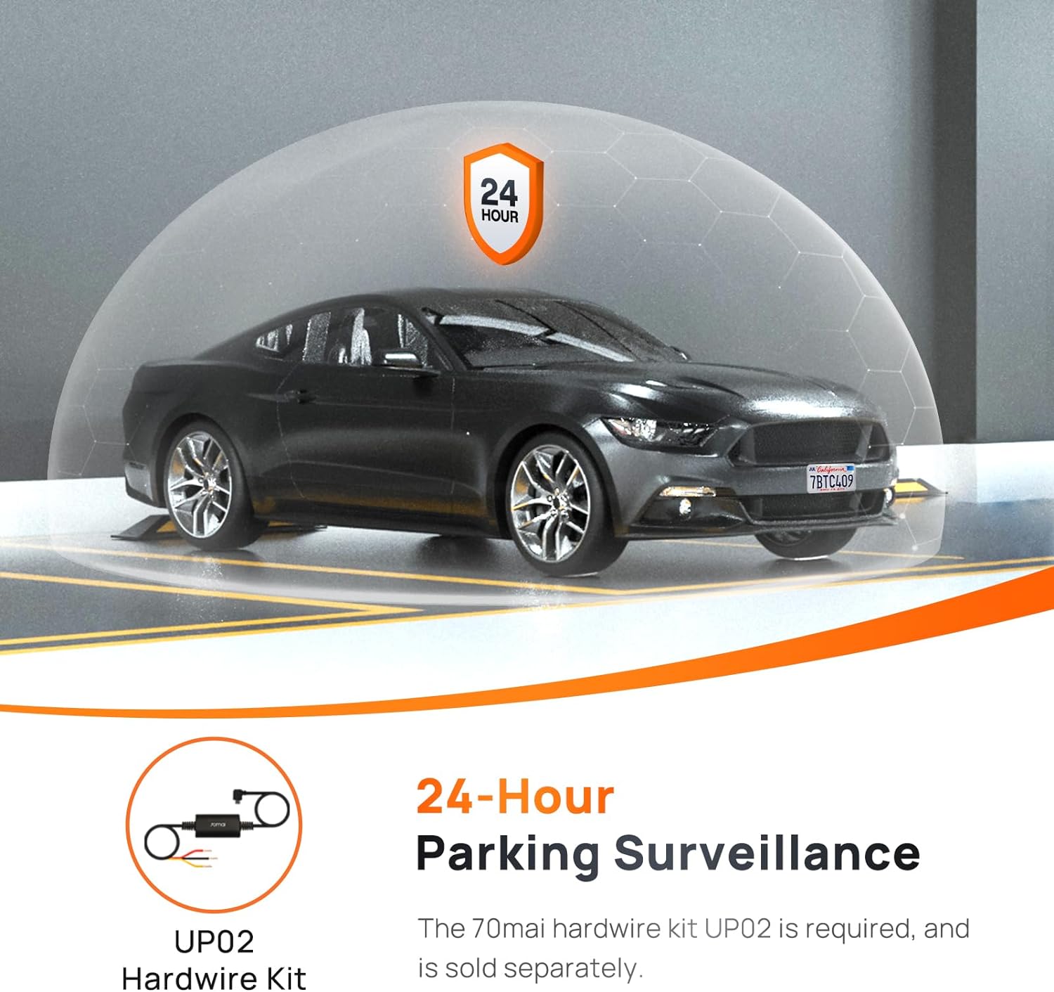 70Mai Smart Dash Cam Pro Plus Sets A500S-1 Front + Rear