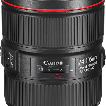 Canon EF 24–105mm f/4L IS II USM Lens, Black - 1380C002