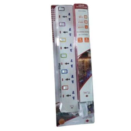 TLAC 6 Way Heavy Duty Power Extension Cable Surge Prot