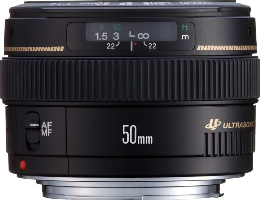 Canon EF 50mm f/1.4 USM Standard & Medium Telephoto Lens for Canon SLR Cameras - Fixed