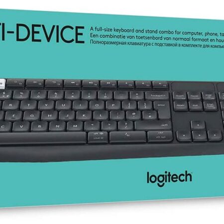 Logitech Bluetooth K375s Multi-Device Wireless Keyboard and Stand Combo