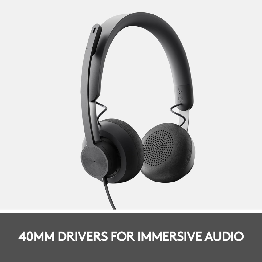 Logitech Zone Wired On-Ear Headset