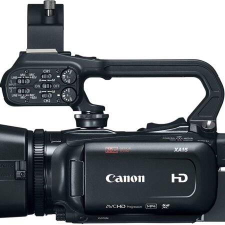 Canon XA15 Professional Camcorder, Black