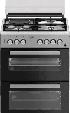 Beko 60CM Double oven cooker FDF63110DXDSL
