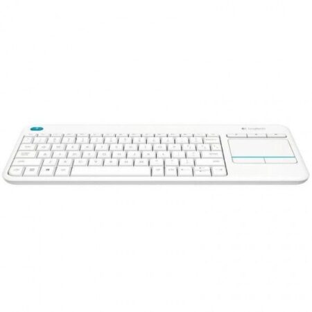 Logitech Wireless Keyboard with TouchPad K400 Plus – White