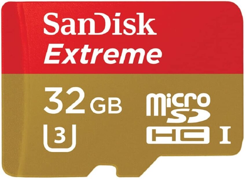 SanDisk 32GB Extreme SDXC UHS-I Card - C10, U3, V30, 4K UHD, SD Card - SDSDXV5-32G-GNCIN 150mbps