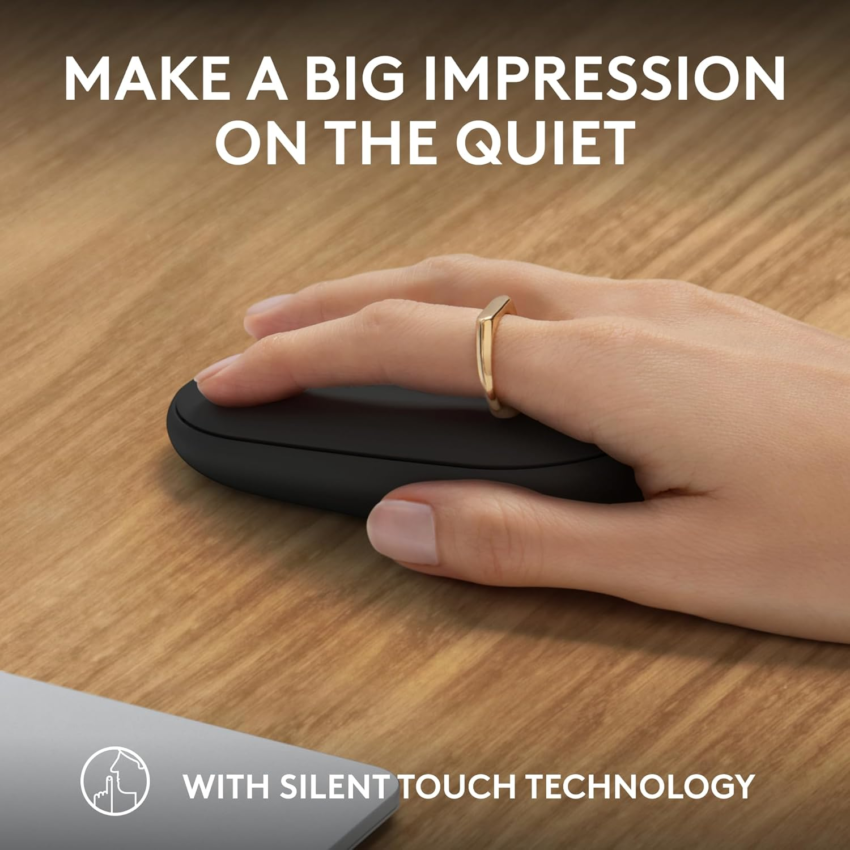 Logitech Pebble Mouse 2 M350s Slim Bluetooth Wireless Mouse