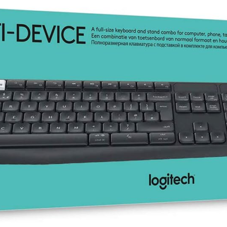 Logitech Bluetooth K375s Multi-Device Wireless Keyboard and Stand Combo